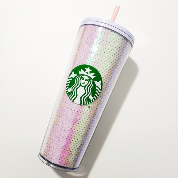 Starbucks White Sequin Holiday Tumbler 2020 - Picture 4 of 4